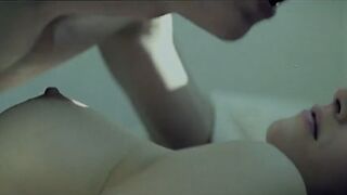 Olya Zueva, Melissa Saint-Amand - Trash Can on the Left (2015) celebrity hot scene