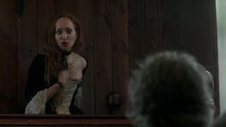 Lotte_Verbeek naked -_Outlander_s01e11 (2015) Topless Scene