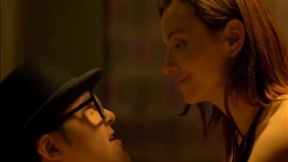 Ines De Tavira, Gloria Toba, Tato Alexander - El Alien y yo (2016) Nude "topless" scene