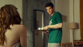 Emma Roberts - Little Italy (2018) Censored nude scene