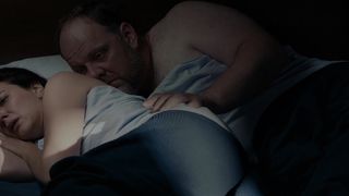 Monia Chokri - Pauvre Georges! (2018) Naked actress in a TV movie scene