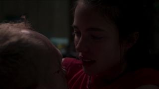 Margaret Qualley - Donnybrook (2018) sexy topless scenes