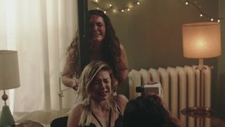 Kimberley Drake, Meghan Hancock - Incredible Violence (2018) Naked of staging scene