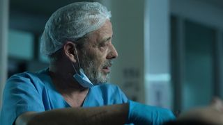 Delfina Chaves - La Corazonada (2020) Naked actress in a TV movie scene