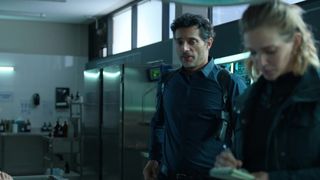 Delfina Chaves - La Corazonada (2020) Naked actress in a TV movie scene