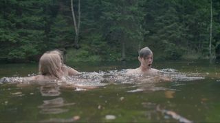 Milena Tscharntke, Matilda Merkel - Raus (2018) Hot movie scene