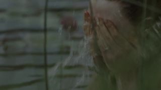 Lucy Walters - Here Alone (2016) Naked actress in a TV movie scene