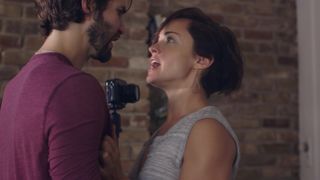 Savannah Welch - The Golden Rut (2016) Naked actress in a TV movie scene