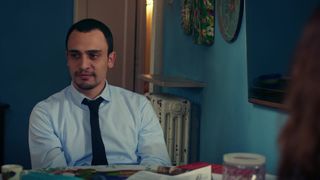 Miriam Leone - L'amore a domicilio (2019) celeb topless scenes