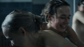 Alba August, Angela Bundalovic, Jessica Dinnage - The Rain s01e05 (2018) Nude actress