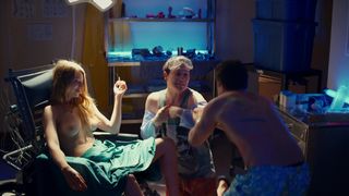 Katie Buitendyk, Jordan Kearns, and other - Total Frat Movie (2016) celeb topless scenes