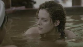 Alicia Vikander, Riley Keough, Riley Keough nude, Topless, Sex, FF in 'Earthquake Bird'