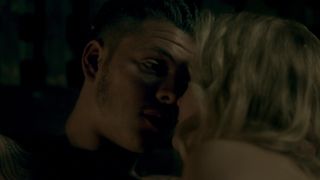 Alicia Agneson Sexy, Hot Scene in TV Show 'Vikings'