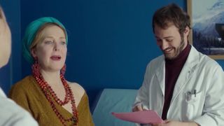 Agnes Soral nude, topless in TV show 'HP'