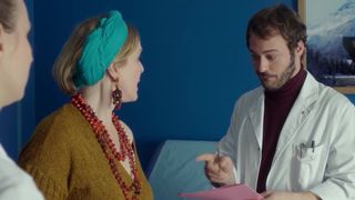 Agnes Soral nude, topless in TV show 'HP'