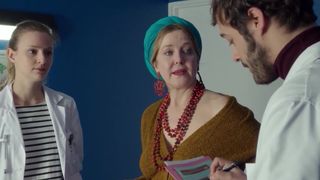 Agnes Soral nude, topless in TV show 'HP'