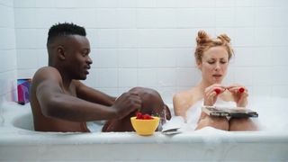 Gillian Zinser - End of Babes (2016) Naked actress in a TV movie scene