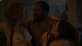 Sarine Sofair & Charlotte Hope GAME OF THRONES (S04 E06)