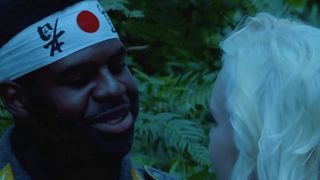 Apple Lee, Carly Kingston nude Interracial Sex, Horror Movie