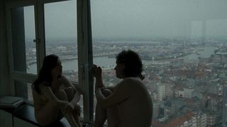 Barbara Callewaert, Dolores Bouckaert nude, topless, horror movie 'Ex Drummer'