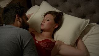 Aly Michalka nude, Sexy, Underwear, Hot scene in TV show 'iZombie'