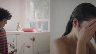 Alia Shawkat, Laia Costa nude, Topless and Lesbian Scenes in movie 'Duck Butter'