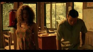 Angie Cepeda Topless and Sex for film 'Pantaleon y las visitadoras'