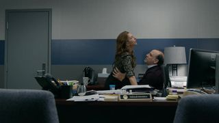 Alysia Reiner Not Nude, Sexy Handjob and Blowjob Scene in 'Orange Is the New Black'