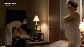 Adelaide Leroux Nude, Topless and Underwear Scene in 'Cigarettes et bas nylon'