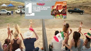 Sexiest Girls of Fast food Commercials - Charlotte McKinney Kate Upton Emily Rat.