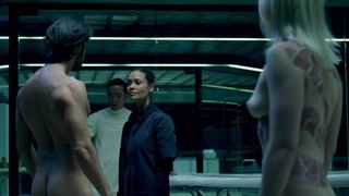Ingrid Bolso Berdal - Westworld s01e10 (2016) Censored naked video