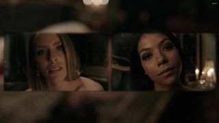 Sara Mitich, Alyson Bath, Jordan Claire Robbins topless scenes in 'Anon'