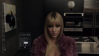 Sara Mitich, Alyson Bath, Jordan Claire Robbins topless scenes in 'Anon'