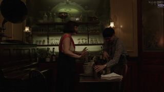 Ana Girardot, Angele Humeau Art Nude, Topless, Naked on Stage in movie 'Foujita'