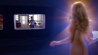 Anna Sophia Berglund Nude, Topless, Big Tits, Blonde for 'Space Station 76'