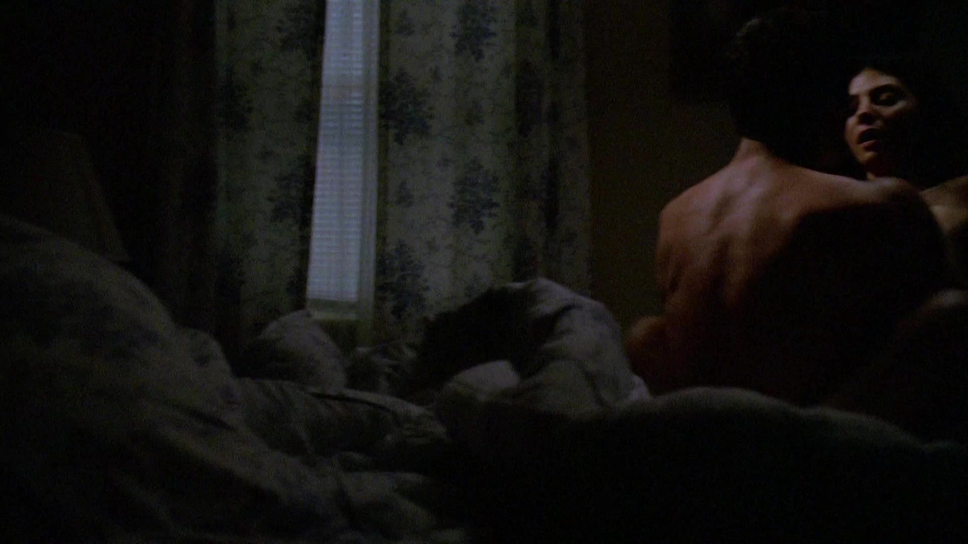 Here the best scenes are Callie Thorne naked -The Wire s02e06 (2003). 