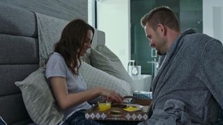 Alex Essoe, Anita Briem, Dominique Jane - The Drone (2019) celebrity hot movie scene