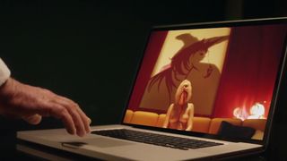 Caterina Shulha - L'uomo del labirinto (2019) Censored nude scene