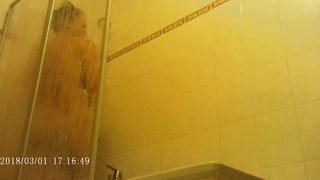 Hidden camera in the shower