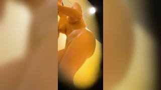 Spy video of a beautiful nymph in the fitting room