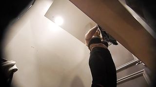 Topless Peeping_Spycam in change room #13