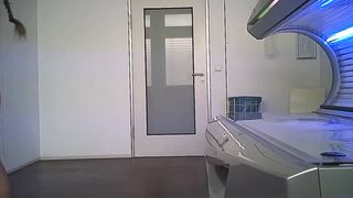 Voyeur Booby Video - Busty Girl in Solarium