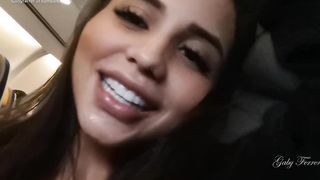 So I'm in a 11hr flight, what do I do?Touch myself with strangers around☺