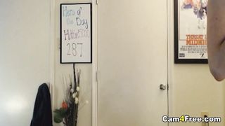 Pretty Sexy Hottie Babe Rides Her Toy Dildo