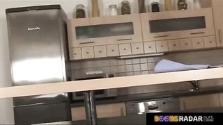 Amateur Big boobs and rubber gloves