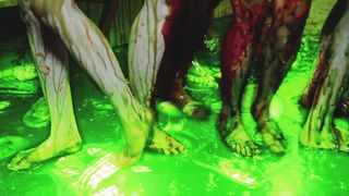 Asta Paredes, Catherine Corcoran, and other - Return to Return to Nuke 'Em High Aka Vol. 2 (2017) grou actresses from boobs scene