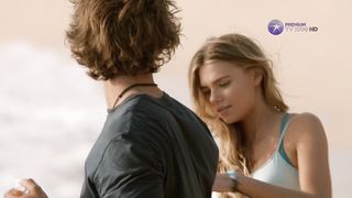 Indiana Evans - Blue Lagoon The Awakening (2012) actress a topless scene from the movie