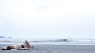 Juliane Elting nude, Morena Nascimento naked - Ventura (2012) explicit nudity and sex on the beach scenes