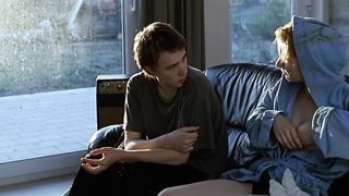 Sandra Huller naked â Madonnen (2007) Celebrity topless scene from the movie