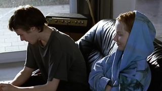 Sandra Huller naked â Madonnen (2007) Celebrity topless scene from the movie